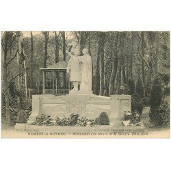 carte postale ancienne 28 NOGENT-LE-ROTROU. Monument aux Morts de la Guerre