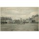 carte postale ancienne 28 NOGENT-LE-ROTROU. Place Hôtel de Ville 1918. Magasin A La Glaneuse