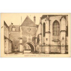 carte postale ancienne 28 NOGENT-LE-ROTROU. Porche Saint-Laurent