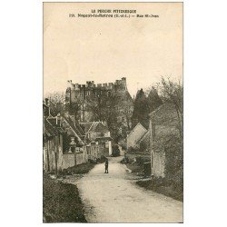 carte postale ancienne 28 NOGENT-LE-ROTROU. Rue Saint-Jean 1936
