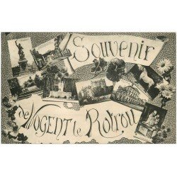 carte postale ancienne 28 NOGENT-LE-ROTROU. Souvenir multivues 1933
