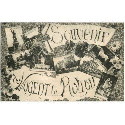 carte postale ancienne 28 NOGENT-LE-ROTROU. Souvenir multivues 1933