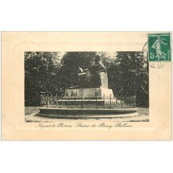 carte postale ancienne 28 NOGENT-LE-ROTROU. Statue de Rémy Belleau 1911