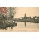 carte postale ancienne 28 NOGENT-LE-ROTROU. Vaches sur les bords de l'Huisne 1904