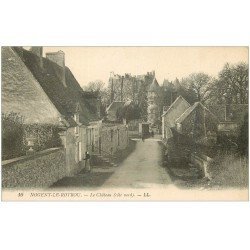 carte postale ancienne 28 NOGENT-LE-ROTROU. Vieille Femme et le Château