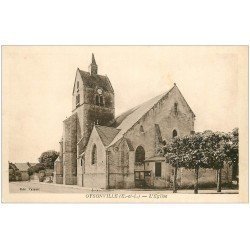 carte postale ancienne 28 OYSONVILLE. L'Eglise