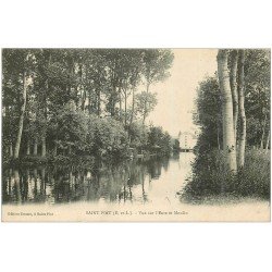 carte postale ancienne 28 SAINT-PIAT. Le Moulin sur l'Eure