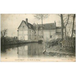 carte postale ancienne 28 SAINT-PREST. Moulin de Bellangé 1905