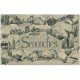 carte postale ancienne 28 SENONCHES. Fantaisie multivues