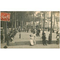 03 VICHY. Le Jeu de Boules ou Pétanque. Rare en 1907