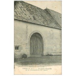 carte postale ancienne 28 SOURS. Chapelle de la Commanderie 1904