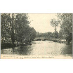 carte postale ancienne 28 VILLEMEUX. Barge aux Bords de l'Eure