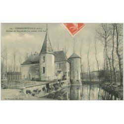 carte postale ancienne 28 YERMENONVILLE. Château de Boigneville 1911