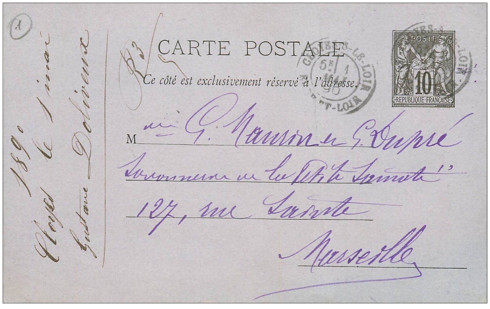 Rare Carte Lettre 10 Envoyee De Cloyes 28 Epicerie Dolivieux Pour Une Savonnerie A Marseille 10