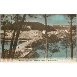 carte postale ancienne 29 AUDIERNE. Vue prise du Château de Loquéran