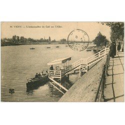 carte postale ancienne 03 VICHY. L'Embarcadère du Golfe 1924