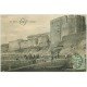 carte postale ancienne 29 BREST. La Baignade et le Château 1907