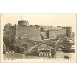 carte postale ancienne 29 BREST. Le Château 1939