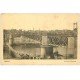 carte postale ancienne 29 BREST. Le Pont National et Passerelle en dessous