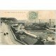 carte postale ancienne 29 BREST. Rampes et Port de Commerce 1906 (défaut)