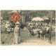 03 VICHY. L'heure du café 1908. Femme jouant au jeu du Diabolo au Nouveau Parc