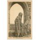 carte postale ancienne 29 BRIGNOGNAN. Arc Triomphe Rohan Statue Arvor