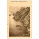 carte postale ancienne 29 CAMARET-SUR-MER. Rochers Chambre Verte