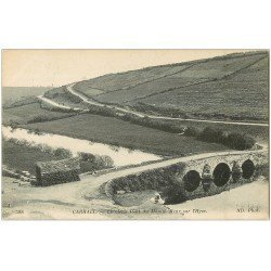 carte postale ancienne 29 CARHAIX. Pont du Moulin Meur sur l'Hyer