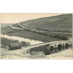 carte postale ancienne 29 CARHAIX. Pont du Moulin Meur sur l'Hyer
