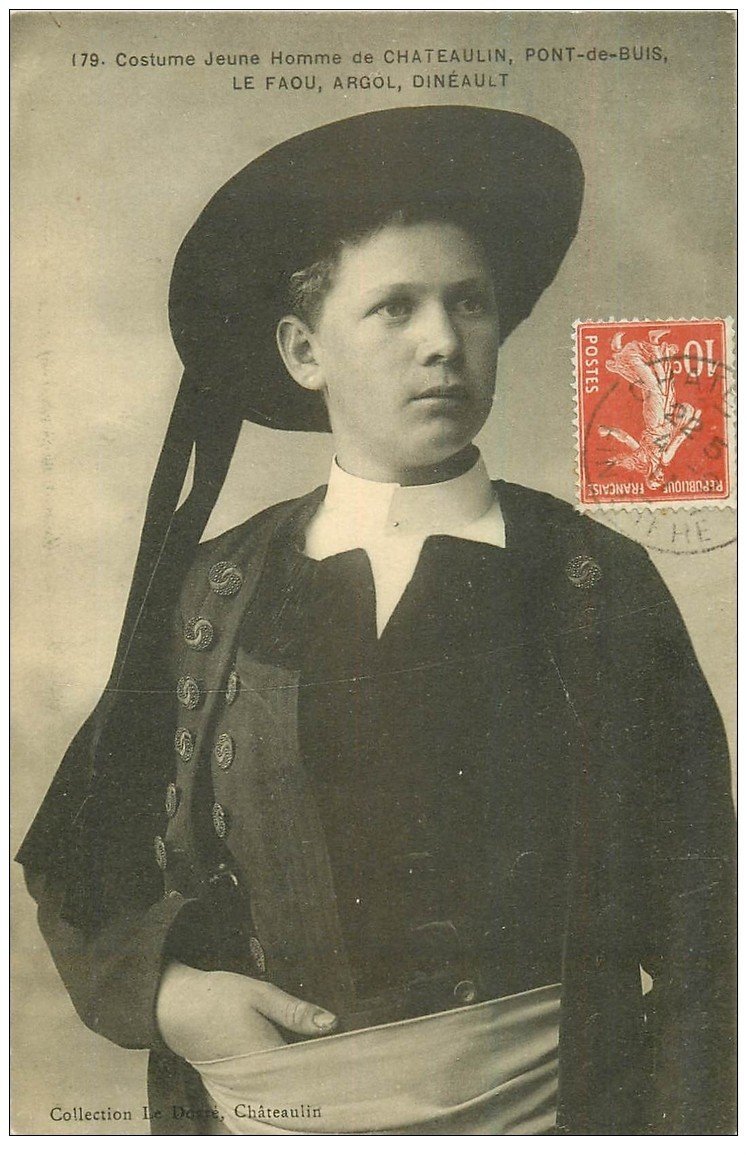 29 Chateaulin Costume Jeune Homme 1911 29 Chateaulin Costume Jeune Homme 1911