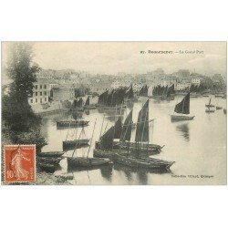 carte postale ancienne 29 DOUARNENEZ. Grand port 1912