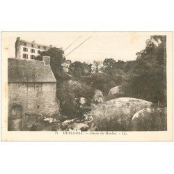 carte postale ancienne 29 HUELGOAT. Chaos du Moulin