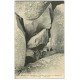 carte postale ancienne 29 HUELGOAT. Personnage Chaos au Ménage de la Vierge