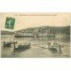 carte postale ancienne 29 LANDEVENNEC. Canots Navires de Guerre. marins et Bateau Marine