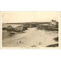 carte postale ancienne 29 LE POULDU. Plage de kérétrou 1934