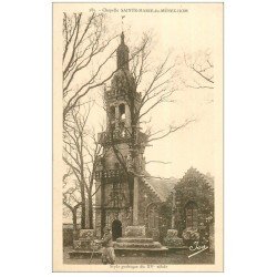 carte postale ancienne 29 MENEZ-HOM. Chapelle Sainte-Marie personnage