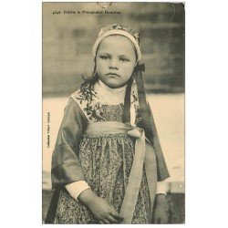 carte postale ancienne 29 PLOUGASTEL-DAOULAS. Fillette 1917