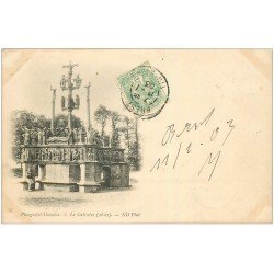 carte postale ancienne 29 PLOUGASTEL-DAOULAS. Le Calvaire 1903