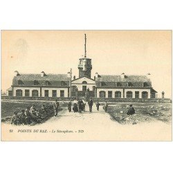 carte postale ancienne 29 POINTE DU RAZ. Le Sémaphore