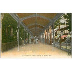 carte postale ancienne 03 VICHY. Parc Allée couverte