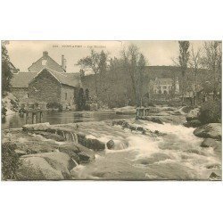 carte postale ancienne 29 PONT-AVEN. Les Moulins vers 1900