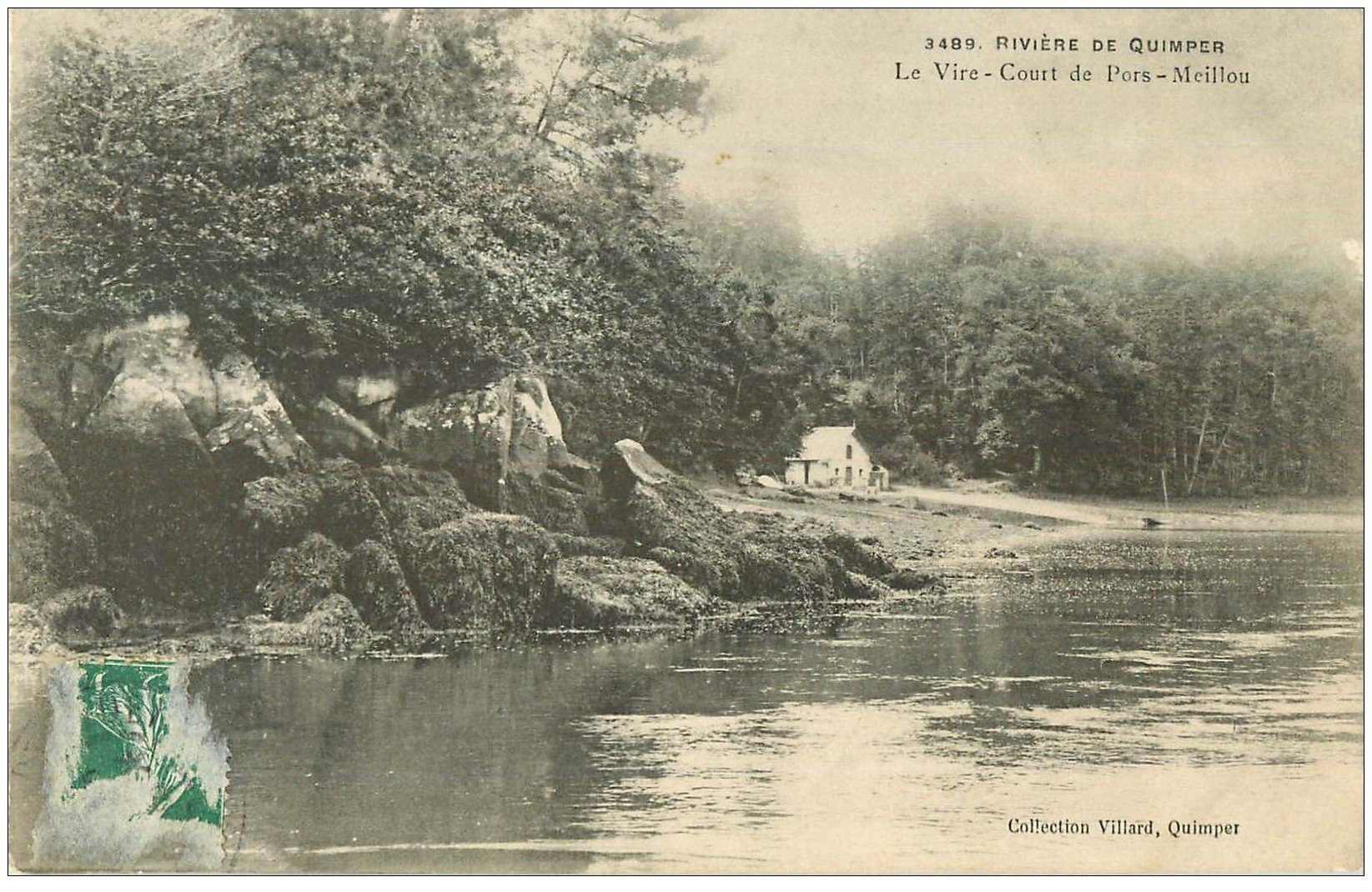 carte postale ancienne 29 QUIMPER. Le Vire-Court de Pors-Meillou 1910