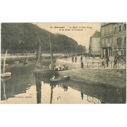 carte postale ancienne 29 QUIMPER. Quais et Allées de Locmaria