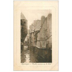 carte postale ancienne 29 QUIMPER. Vieilles Maisons sur le Steil