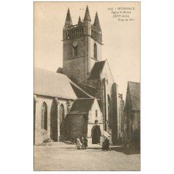 carte postale ancienne 29 QUIMPERLE. Eglise Saint-Michel