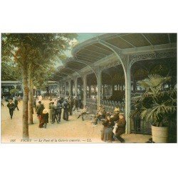 carte postale ancienne 03 VICHY. Parc Galerie couverte