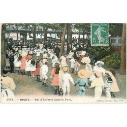 carte postale ancienne 03 VICHY. Parc. Bal d'Enfants 1908