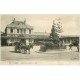 carte postale ancienne 03 VICHY. Place de la Gare 1910. Timbre absent...