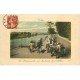 carte postale ancienne 03 VICHY. Promenade à dos d'ânes en couleur 1909