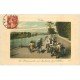 carte postale ancienne 03 VICHY. Promenade à dos d'ânes en couleur 1909